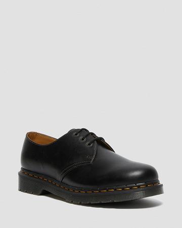 Dr Martens 1461 Men's Abruzzo Læder Oxford Sko Herre Sort Brune | DK 598DFM